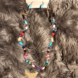 Tropical Necklace & Earrings